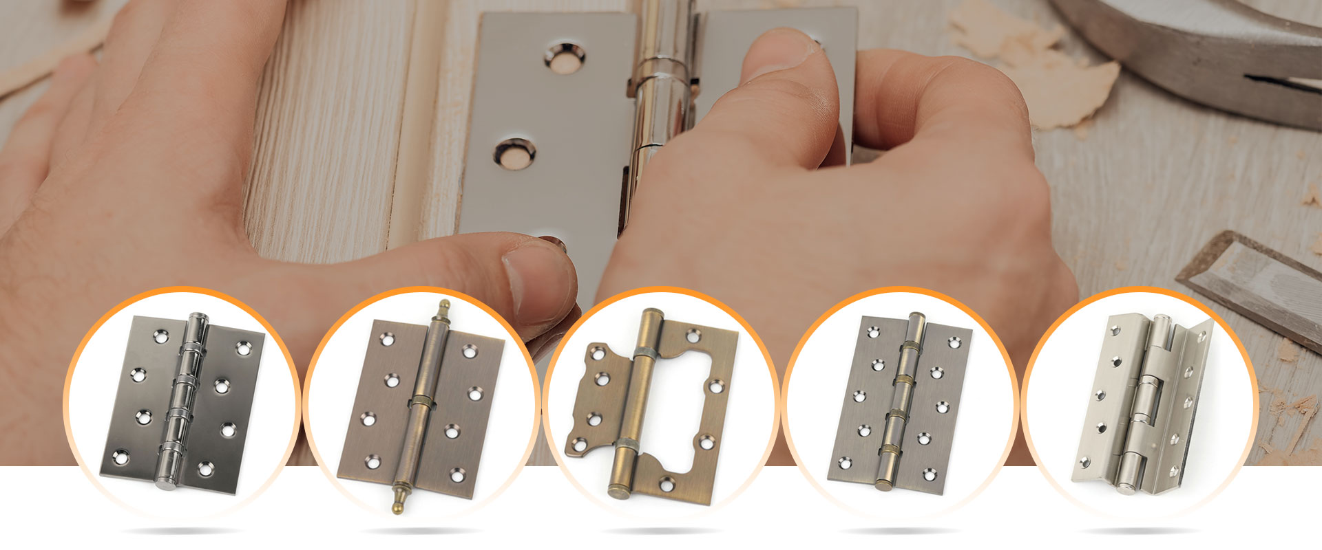 corrosion-resistant door hinges