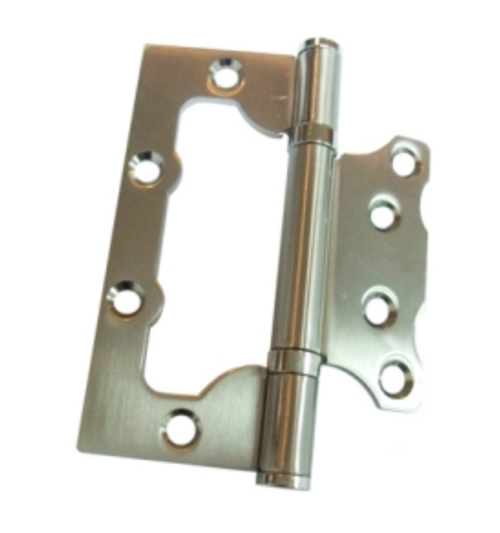 Quincaillerie m&eacute;tallique pour meubles, porte en fer, charni&egrave;re affleurante 