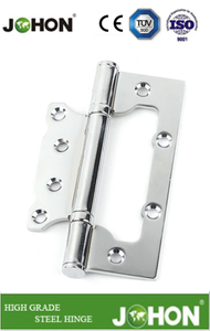  Charnières de porte, 5 pouces en acier, charnières de porte robustes avec rotation douce avec roulement pour portes intérieures/extérieures